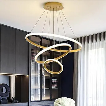 Halo Tier Triple Pendant Light